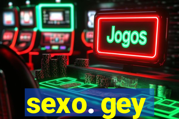 sexo. gey