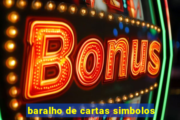 baralho de cartas simbolos