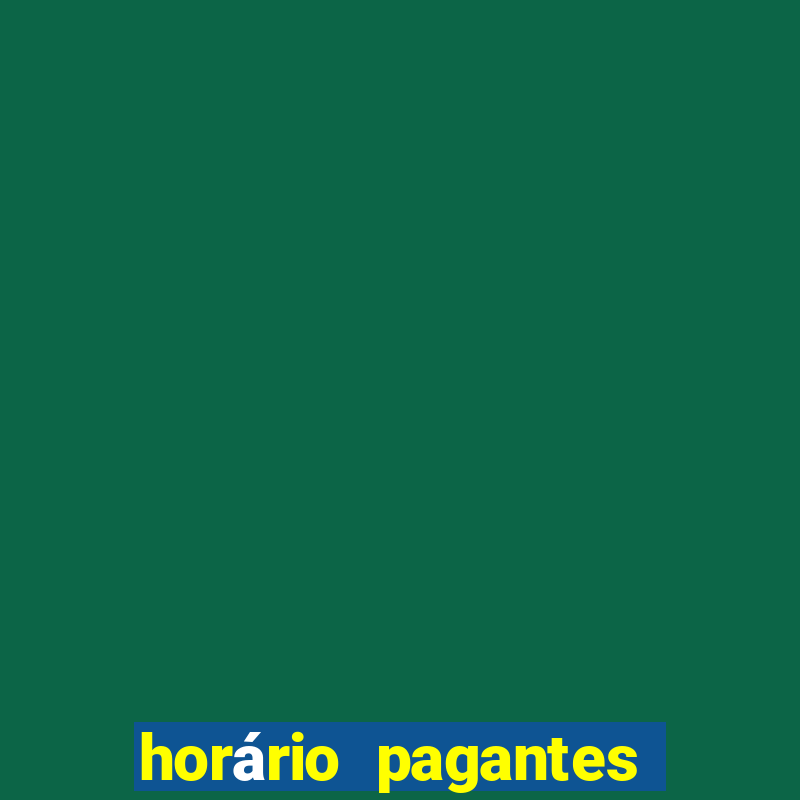 horário pagantes do fortune tiger