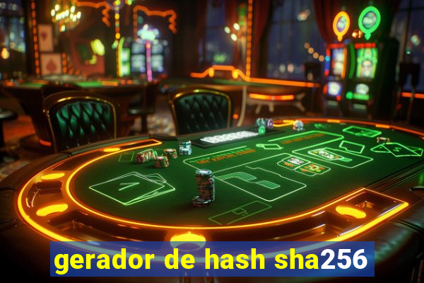 gerador de hash sha256