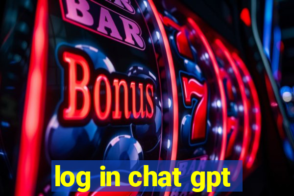 log in chat gpt